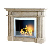 Каминный портал OLIMP Мрамор Crema Marfil ПКМ-1.2.3