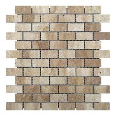 Мозаїчна плитка Travertine Classic 48x23x6 мм МКР-11П Полірована