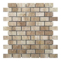 Мозаичная плитка Travertine Classic 48х23x6 мм МКР-11П Полированная