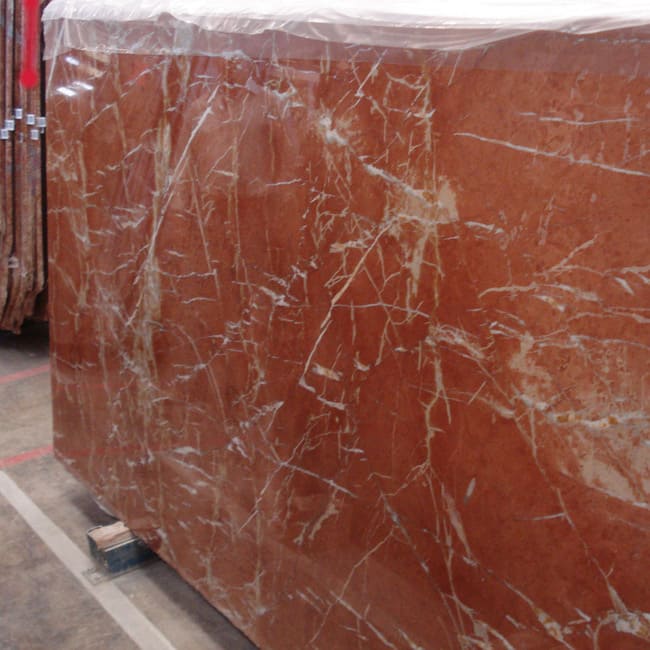 Мрамор Rojo Alicante слэб 20 мм